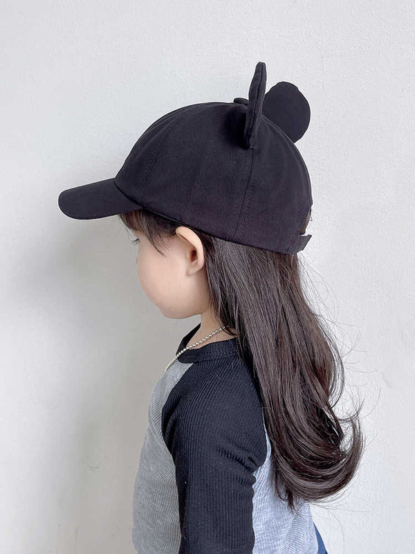 Children Black Cap Hat