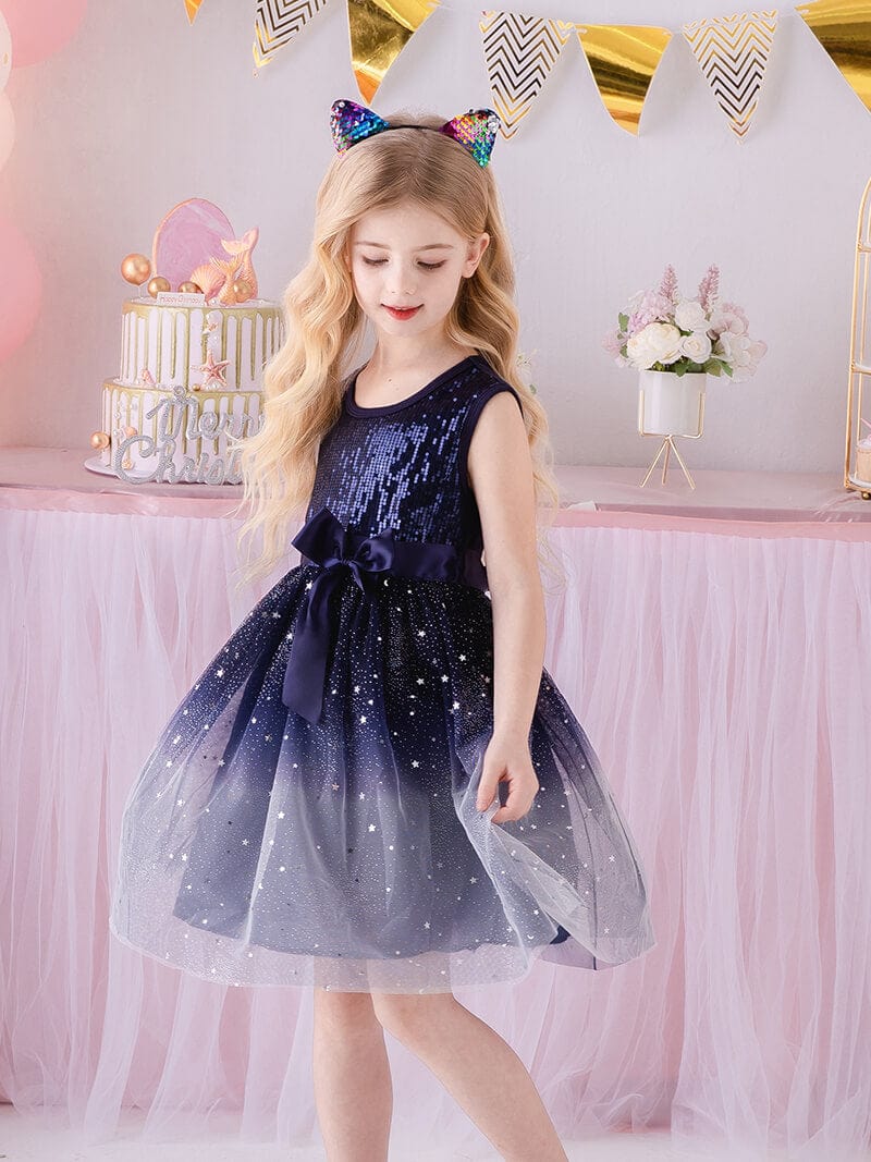 Navy Stardust Tutu Dress Tutu Dress Vikita