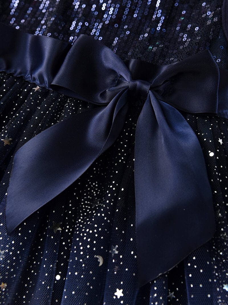 Navy Stardust Tutu Dress Tutu Dress Vikita