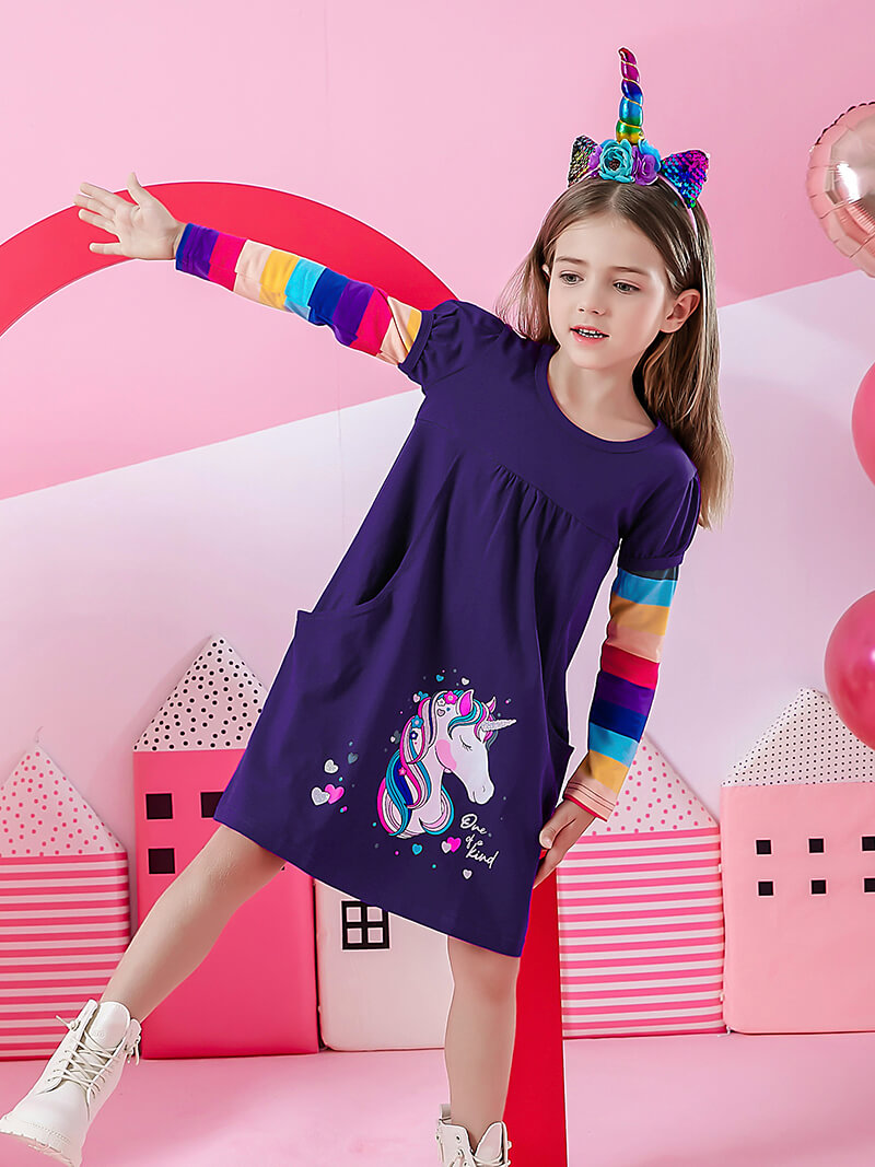 purple unicorn dress Sweet Wink Girls Purple Unicorn Dress Up Kit