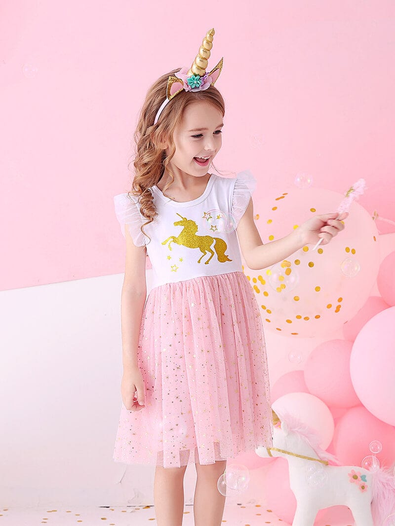 Ruffle Shining Tutu Dress Tutu Dress Vikita