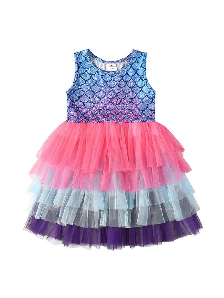 Sleeveless Mermaid Tulle Dress