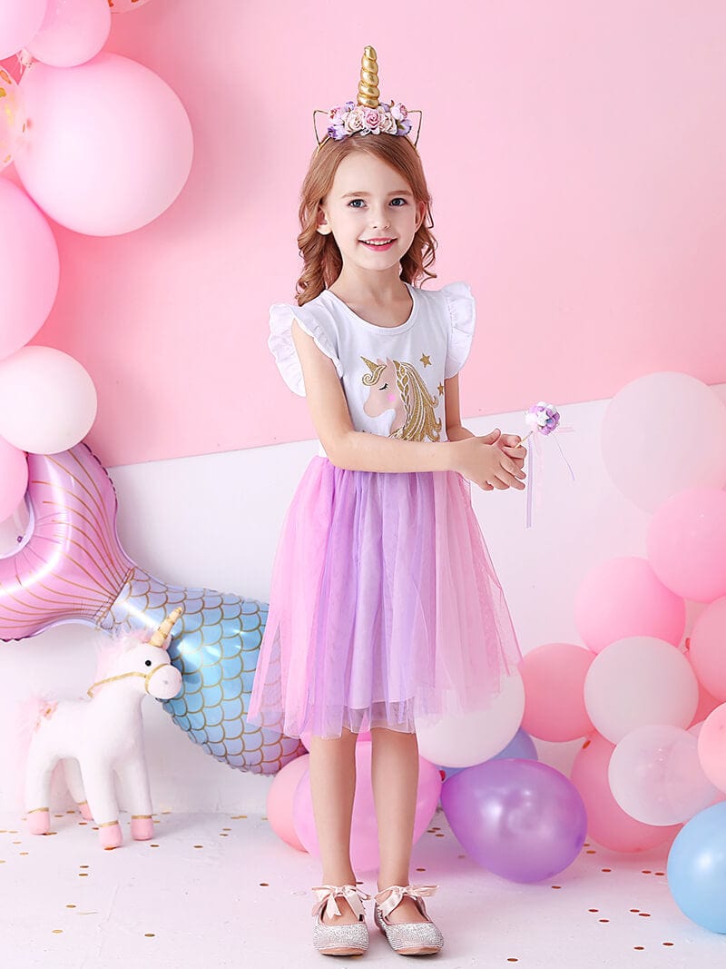 Pink unicorn 2024 tutu dress