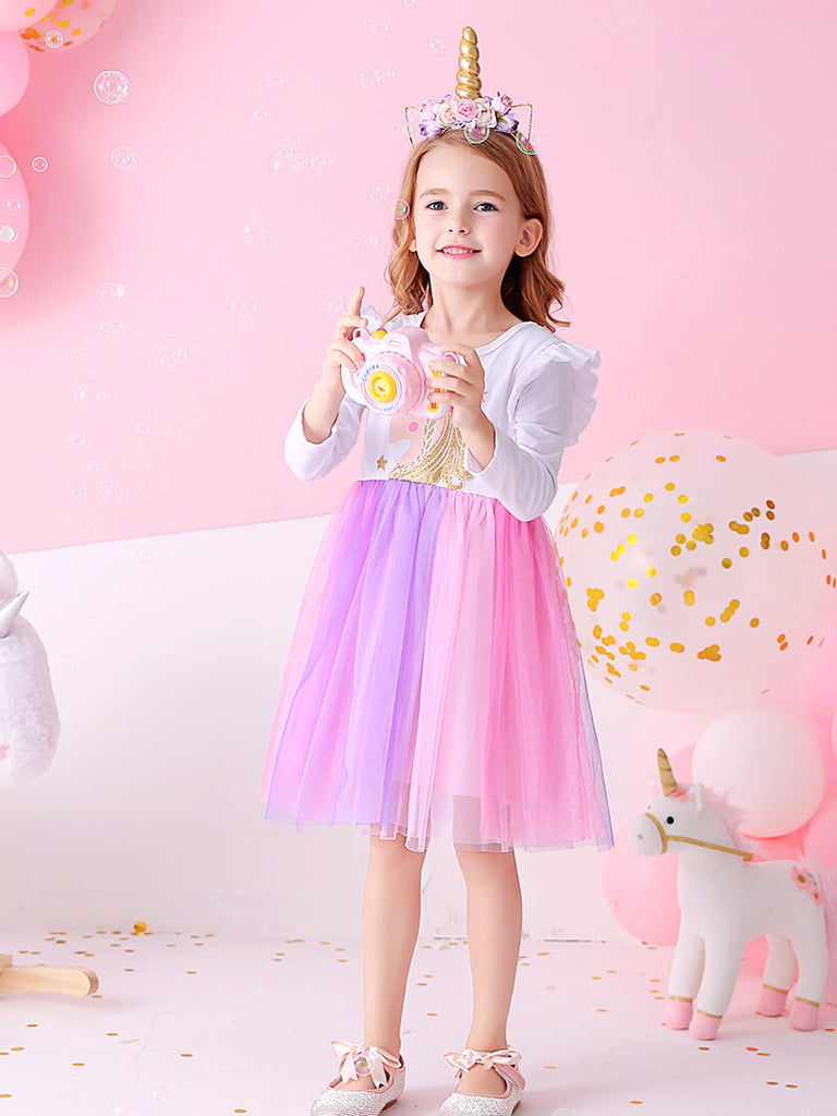 Unicorn Cotton Tutu Dress